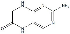 2-Amino-7,8-dihydropteridin-6(5H)-one 结构式