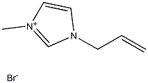 1-ALLYL-3-METHYLIMIDAZOLIUM BROMIDE 结构式