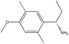 (1S)-1-(4-Methoxy-2,5-dimethylphenyl)propylamine 结构式