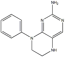 8-PHENYL-5,6,7,8-TETRAHYDROPTERIDIN-2-AMINE 结构式