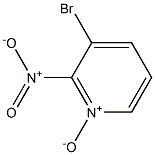 3-溴-2-硝基吡啶-N-氧化物 结构式