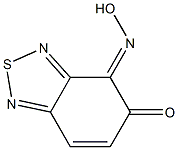 (4E)-2,1,3-Benzothiadiazole-4,5-dione 4-oxime 结构式