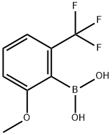 (2-甲氧基-6-(三氟甲基)苯基硼酸 结构式