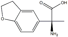 (2S)-2-AMINO-2-(2,3-DIHYDROBENZO[B]FURAN-5-YL)PROPANOIC ACID 结构式