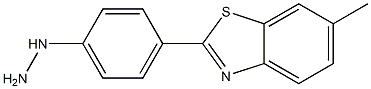 [4-(6-METHYL-BENZOTHIAZOL-2-YL)-PHENYL]-HYDRAZINE 结构式
