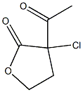 3-Acetyl-3-chloro-dihydro-furan-2-one 结构式