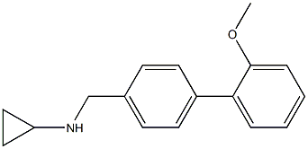 (1S)CYCLOPROPYL[4-(2-METHOXYPHENYL)PHENYL]METHYLAMINE 结构式