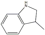 3-METHYL-2,3-DIHYDROINDOLE 结构式