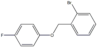 2-BROMOBENZYL-(4-FLUOROPHENYL)ETHER 结构式