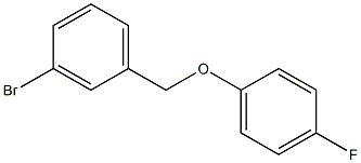 3-Bromobenzyl-(4-fluorophenyl)ether 结构式