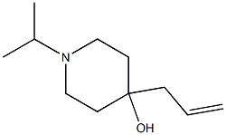 4-ALLYL-1-ISOPROPYL-4-PIPERIDINOL 结构式