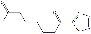 2-(7-OXOOCTANOYL)OXAZOLE 结构式