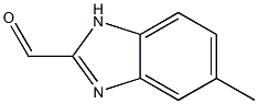 1H-BENZIMIDAZOLE-2-CARBOXALDEHYDE, 5-METHYL- 结构式