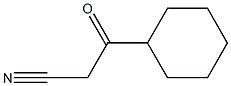 3-CYCLOHEXYL-3-OXO-PROPIONITRILE 结构式