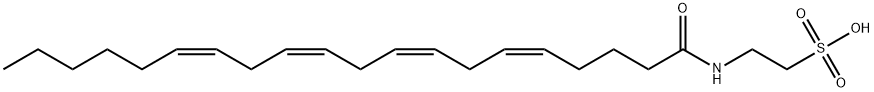 2-[(1-OXO-5Z,8Z,11Z,14Z-EICOSATETRAENYL)AMINO]-ETHANE SULFONIC ACID 结构式