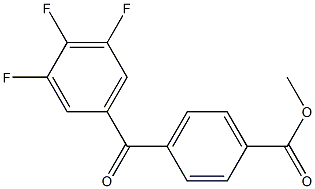 METHYL 4-(3,4,5-TRIFLUOROBENZOYL)BENZOATE 结构式