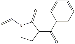 3-Benzoyl-1-vinyl-pyrrolidin-2-one 结构式