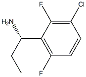 (1S)-1-(3-CHLORO-2,6-DIFLUOROPHENYL)PROPYLAMINE 结构式