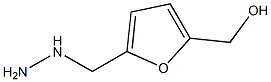 (5-HYDROXYMETHYL-FURAN-2-YLMETHYL)-HYDRAZINE 结构式