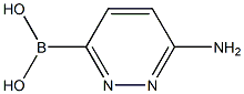 6-Aminopyridazin-3-yl-3-boronic acid 结构式