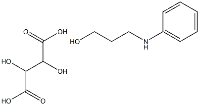 PHENYLPROPANOLAMINE BITARTRATE 结构式