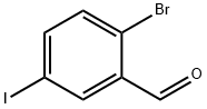 2-溴-5-碘苯甲醛 结构式