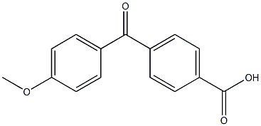 4-(4-METHOXYBENZOYL)BENZOIC ACID 结构式