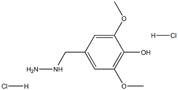 3,5-DIMETHOXY-4-HYDROXY-BENZYL-HYDRAZINE DIHYDROCHLORIDE 结构式