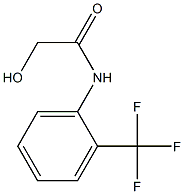 2-HYDROXY-N-[2-(TRIFLUOROMETHYL)PHENYL]ACETAMIDE 结构式