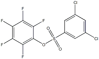 3,5-二氯苯磺酸全氟苯酯 结构式