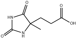 3-(2,5-二氧代-4-甲基-4-咪唑烷基)丙酸 结构式
