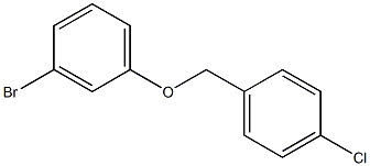 3-BROMOPHENYL-(4-CHLOROBENZYL)ETHER 结构式