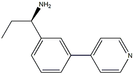 (1R)-1-(3-(4-PYRIDYL)PHENYL)PROPYLAMINE 结构式