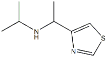 ISOPROPYL-(1-THIAZOL-4-YL-ETHYL)-AMINE 结构式