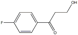 1-(4-FLUOROPHENYL)-3-HYDROXYPROPAN-1-ONE 结构式