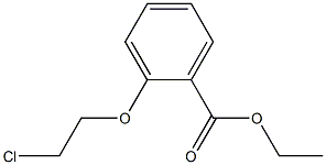 2-(2-CHLOROETHOXY)BENZOIC ACID ETHYL ESTER 结构式