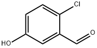 2-氯-5-羟基苯甲醛 结构式