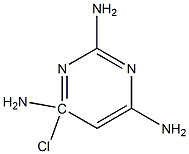 2,4,6-TRIAMINO-6-CHLOROPYRIMIDINE 结构式