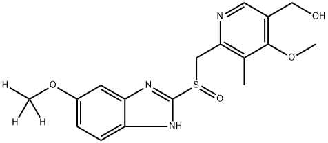 5-HYDROXY OMEPRAZOLE-D3 结构式