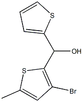 3-Bromo-2-thienyl-(5-methyl-2-thienyl)methanol 结构式