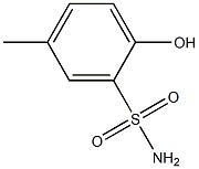 2-HYDROXY-5-METHYL-BENZENESULFONAMIDE 结构式