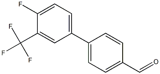 4'-FLUORO-3'-TRIFLUOROMETHYL-BIPHENYL-4-CARBALDEHYDE 结构式