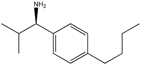 (1R)-1-(4-BUTYLPHENYL)-2-METHYLPROPYLAMINE 结构式