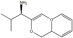 1-(2H,3H-BENZO[3,4-E]1,4-DIOXIN-6-YL)(1R)-2-METHYLPROPYLAMINE 结构式