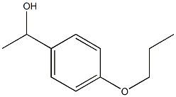 1-(4-PROPOXYPHENYL)ETHANOL 结构式