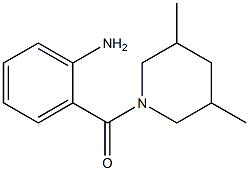 2-[(3,5-DIMETHYLPIPERIDIN-1-YL)CARBONYL]ANILINE 结构式