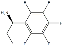 (1R)-1-(2,3,4,5,6-PENTAFLUOROPHENYL)PROPYLAMINE 结构式
