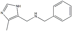 BENZYL-(5-METHYL-3H-IMIDAZOL-4-YLMETHYL)-AMINE 结构式