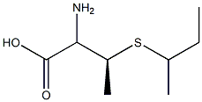 (S)-2-Amino-3-(S-butylthio)butanoic acid 结构式