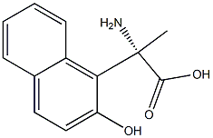 (2S)-2-AMINO-2-(2-HYDROXYNAPHTHYL)PROPANOIC ACID 结构式